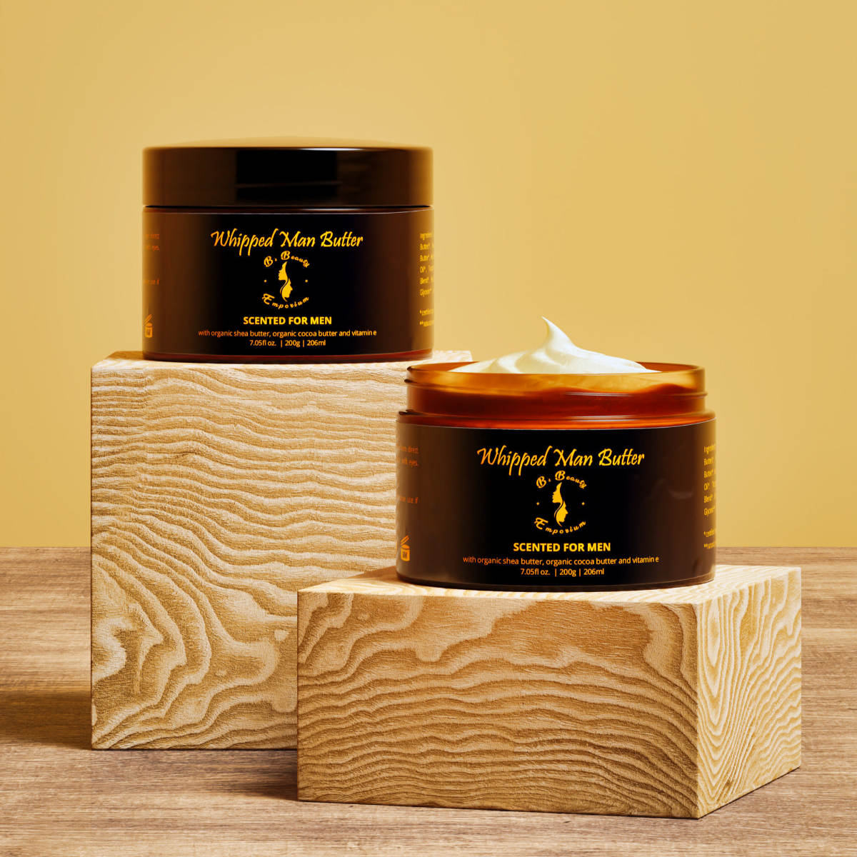 Client whipped man butter
